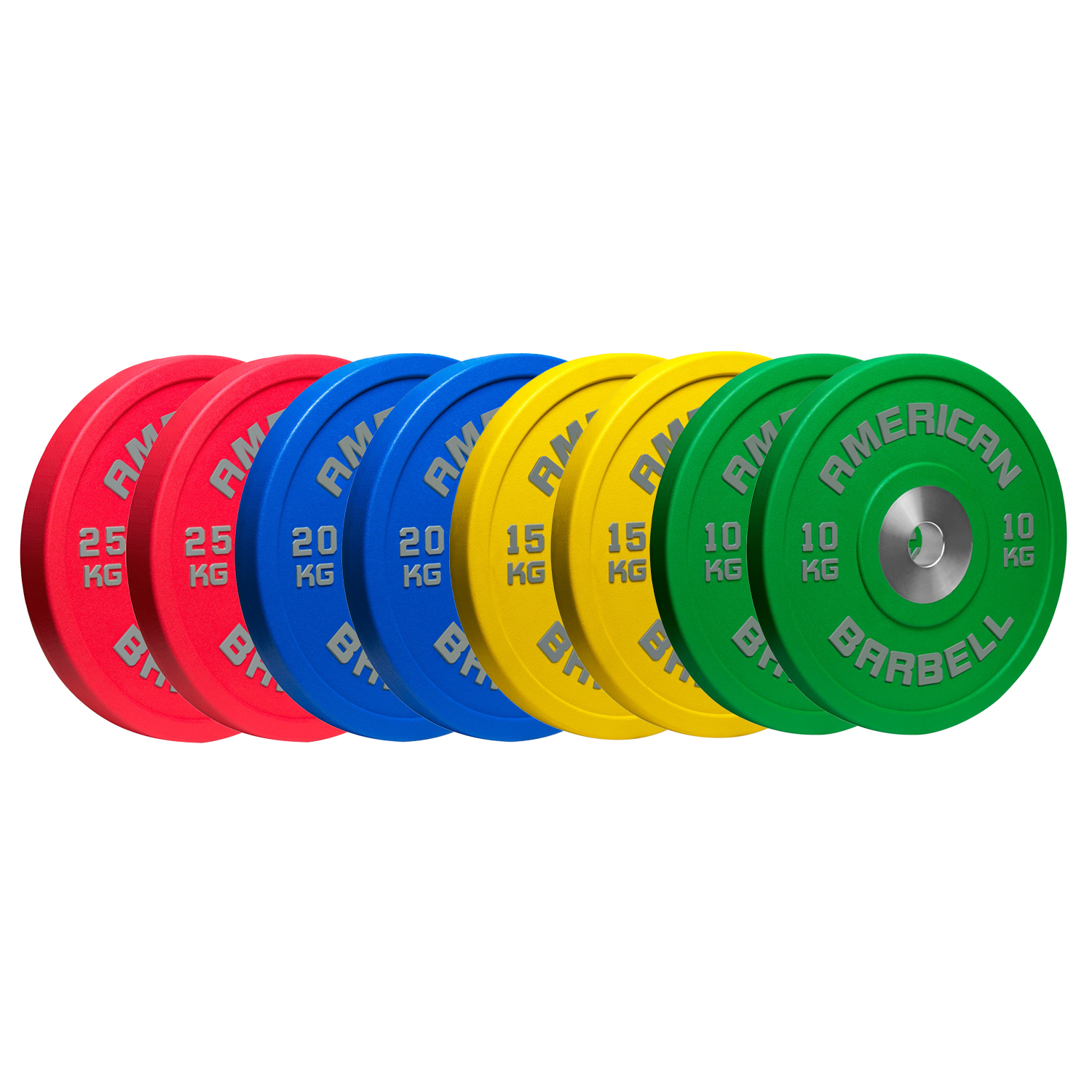 American Barbell 140 Color Urethane Pro Series Bumper Plate Pakke