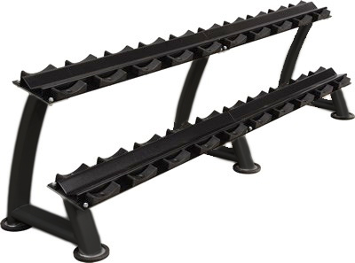 Peak Fitness Håndvægtstativ Par Sort