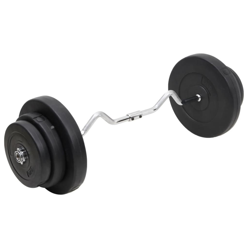 Curl Vægtstang Med Skiver