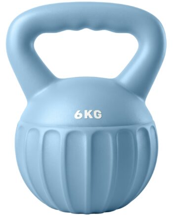 Kettlebell Vægtstang Fyldt Med Sand Til Begyndere Styrketræning Til Hjemmebrug Blå