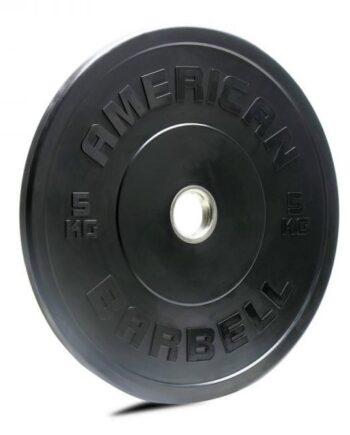 American Barbell Black Sport Bumper Plate