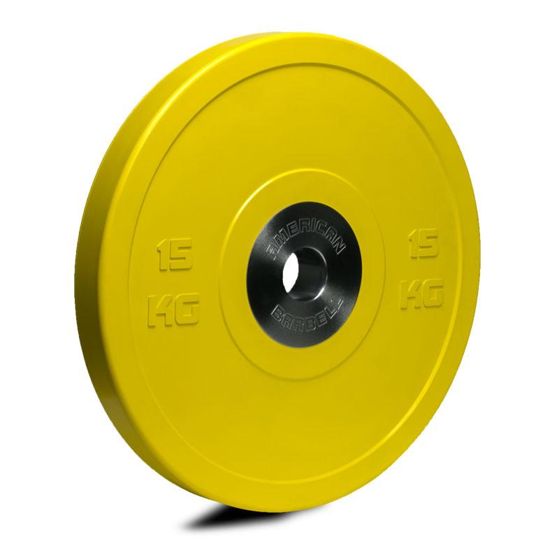 American Barbell Color Pro Bumper Plate 15