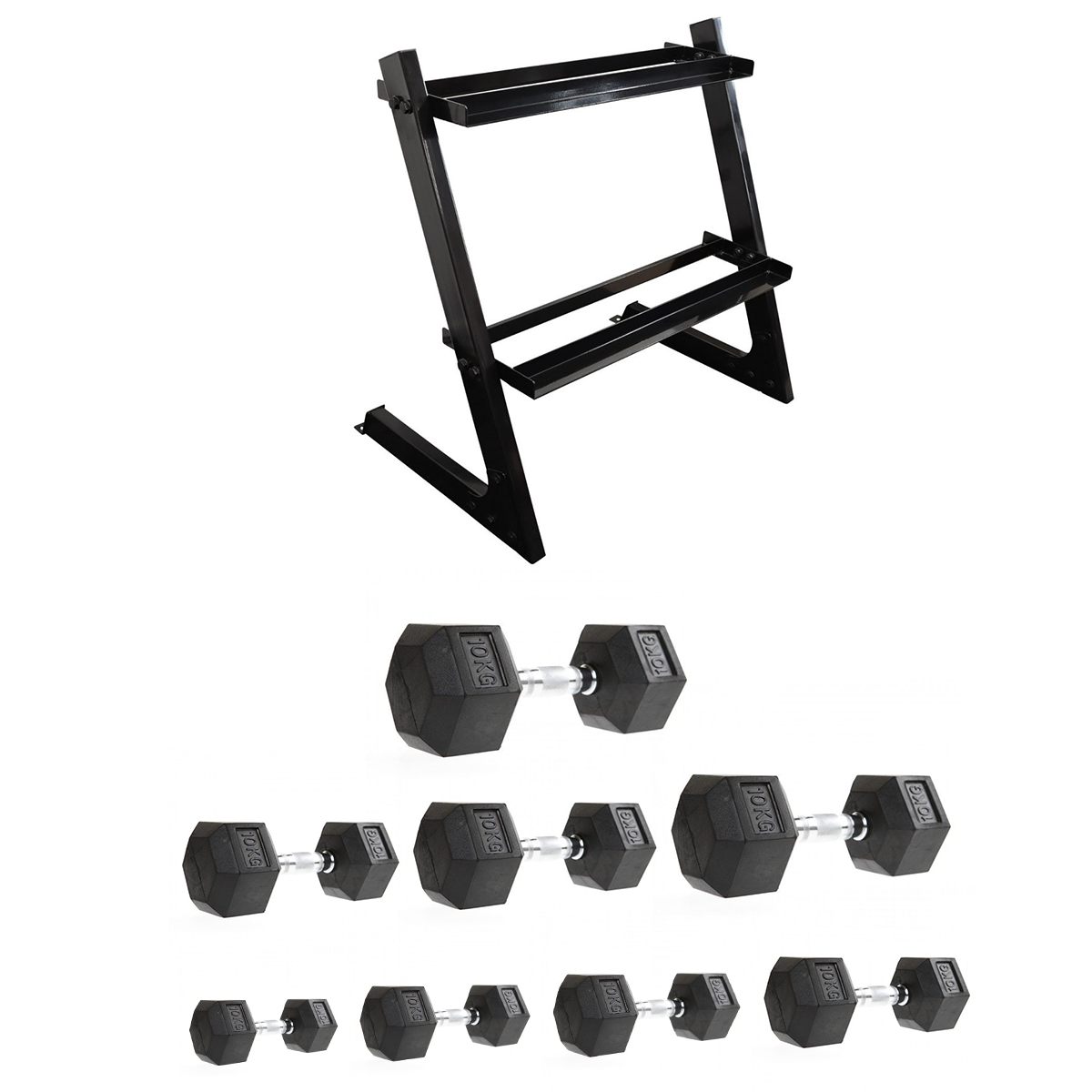 Odin Mini Rack Til Hex Håndvægte Inkl Håndvægte 36kg