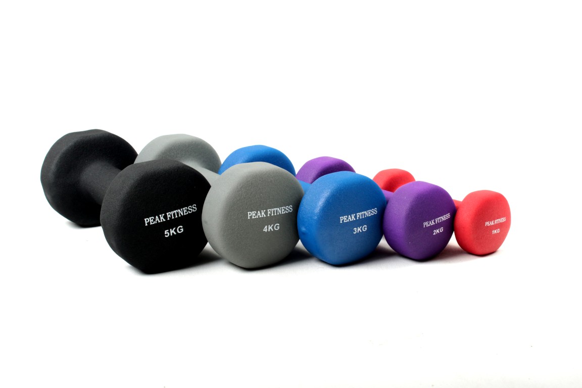 Peak Fitness Håndvægtsæt Neopren
