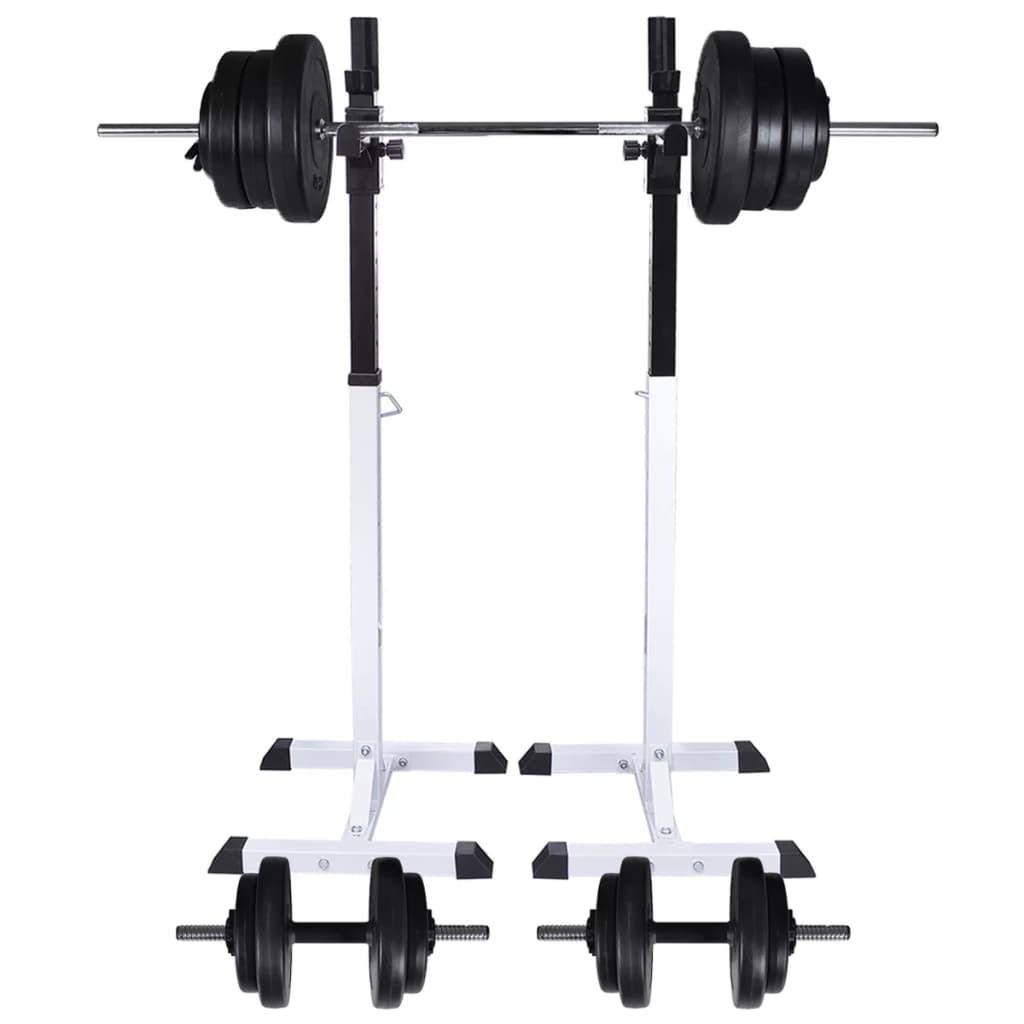 Vægtstang Squat Stativ Med Vægtstang Håndvægtsæt